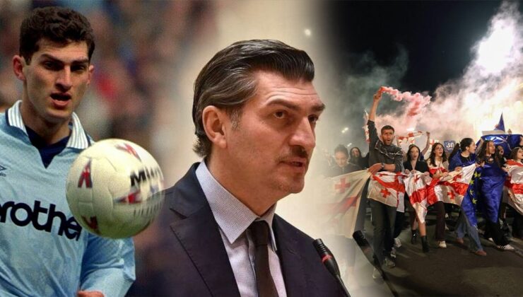 Cumhurbaşkanı olan eski futbolcu, protestolarla karşılandı